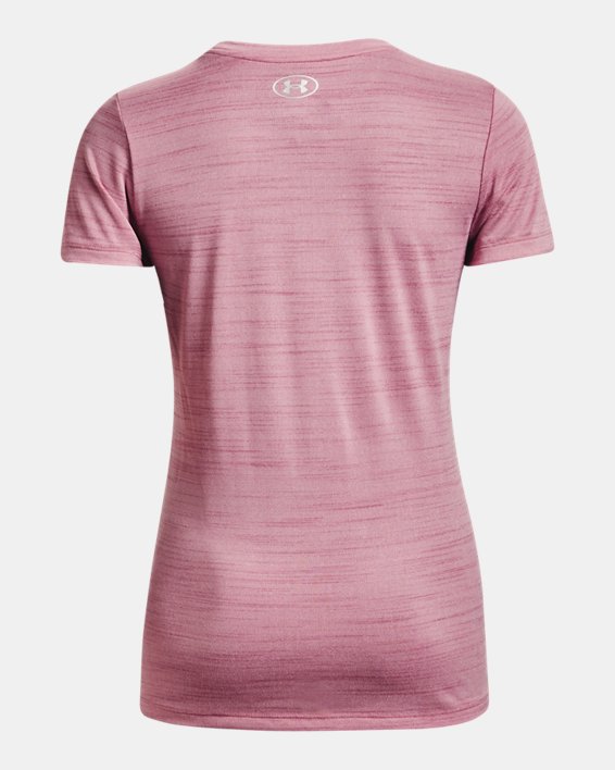 Camiseta de manga corta UA Tech™ Tiger para mujer, Pink, pdpMainDesktop image number 5